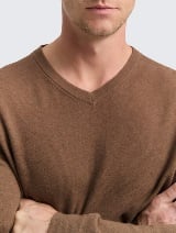 Pulover din bumbac şi caşmir - Maro_6229125