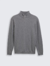 Džemper od pamuka i kašmira - Siva_9835141