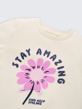 Sportska majica s printom - Bijela_2783606