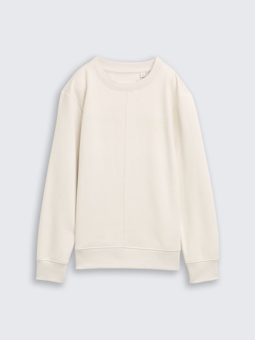 Dukserica sa printom - Bela-1047299-32257-15