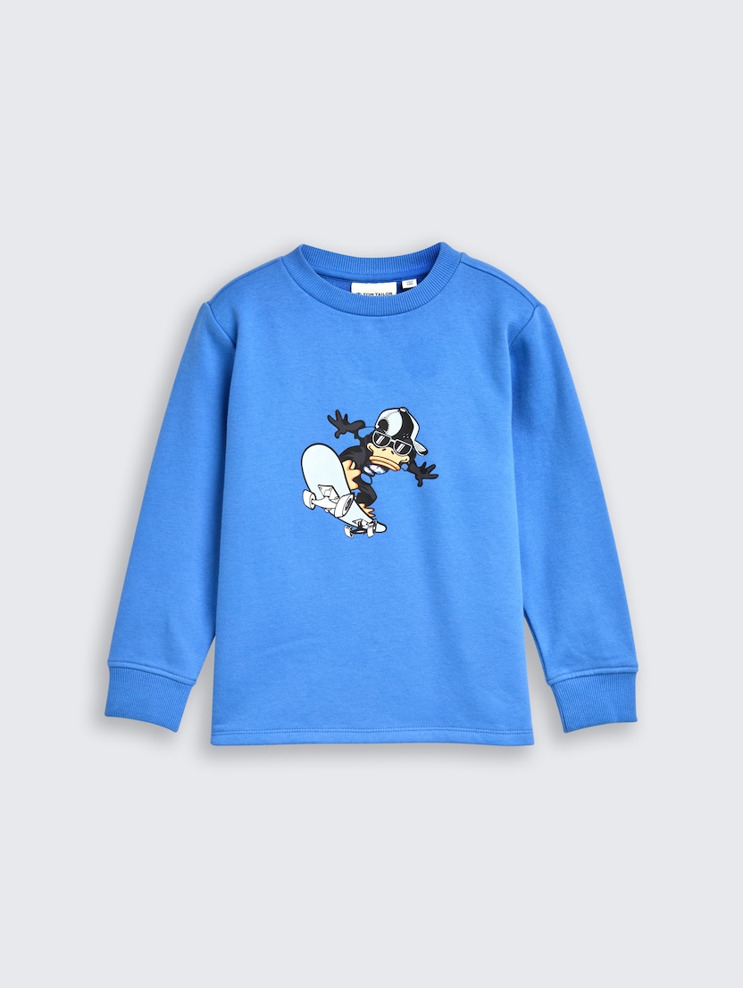 Sportska majica s printom - Plava_4721658