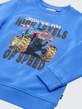 Dukserica sa printom - Plava_509093