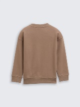 Dukserica sa printom - Smeđa_6285493