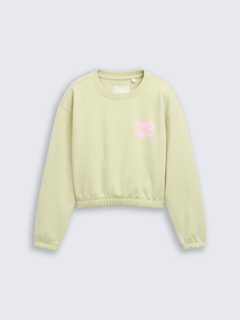 Bluză sport cu imprimeu - Verde-1047390-38350-16