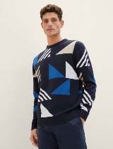 Pulover sa printom - Uzorak/višebojna_7846211