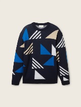 Pulover sa printom - Uzorak/višebojna_7846211