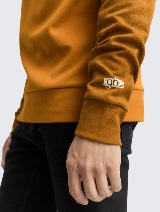 Majica dugih rukava s okruglim ovratnikom - Smeđa_3304041