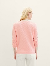 Teksturirani pulover - Roze_9246228