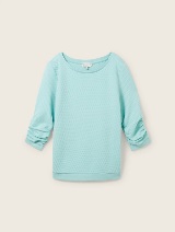 Teksturirani pulover - Zelena_3869618