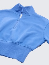 Bluză sport tip troyer - Albastru_5279947