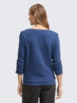 Dukserica sa detaljima - Plava_7478562