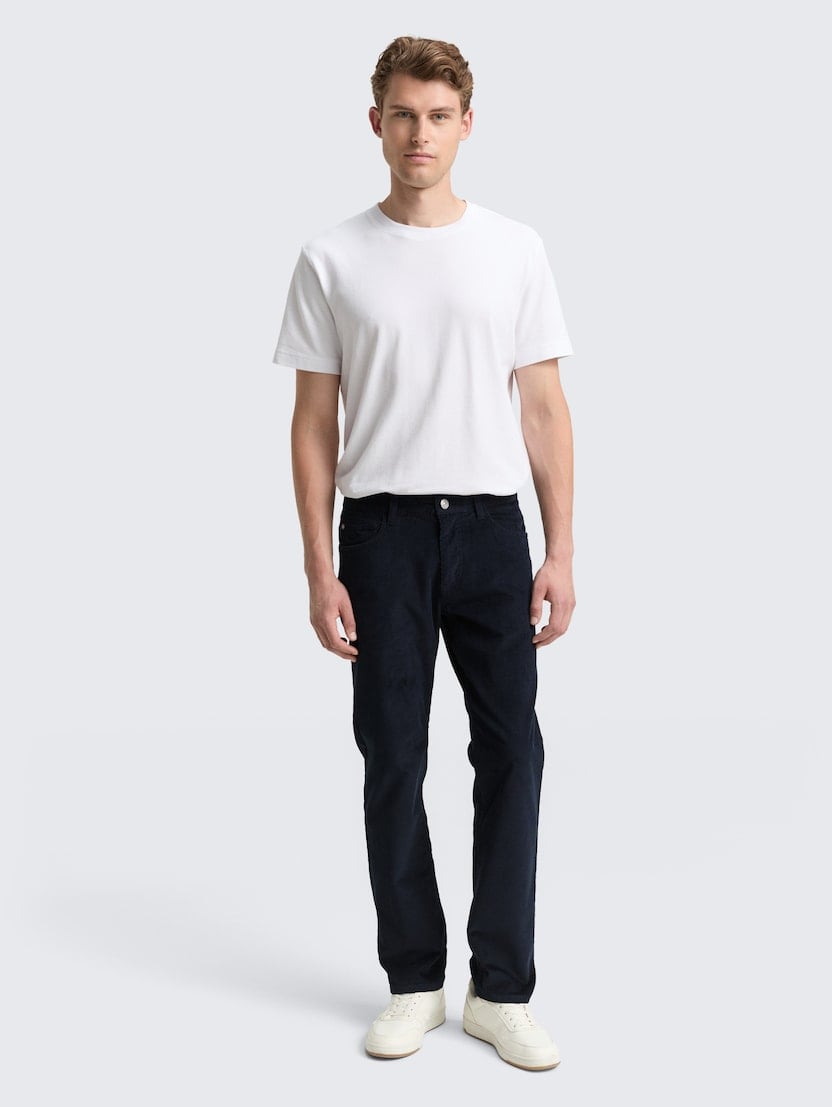 Pantaloni drepţi Marvin - Albastru_8565250