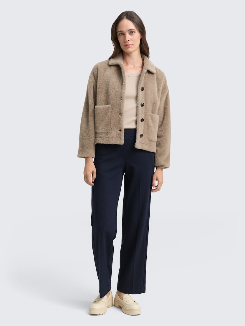 Pantaloni drepţi - Albastru-1048841-10668-16