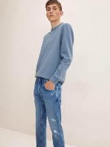 Ravne traper hlače Aedan - Zelena_8692967