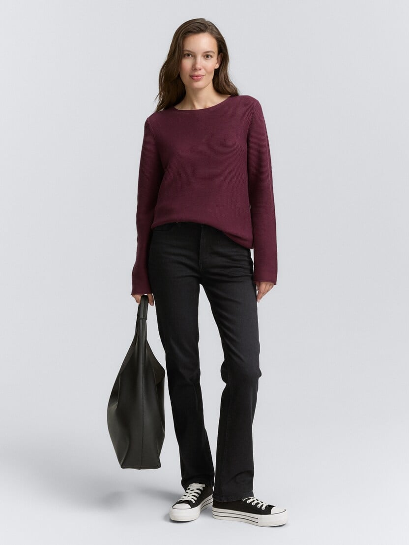 Blugi Elva drepţi - Negru