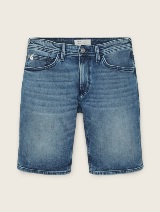 Raztegljive denim kratke hlače - Modra_877216