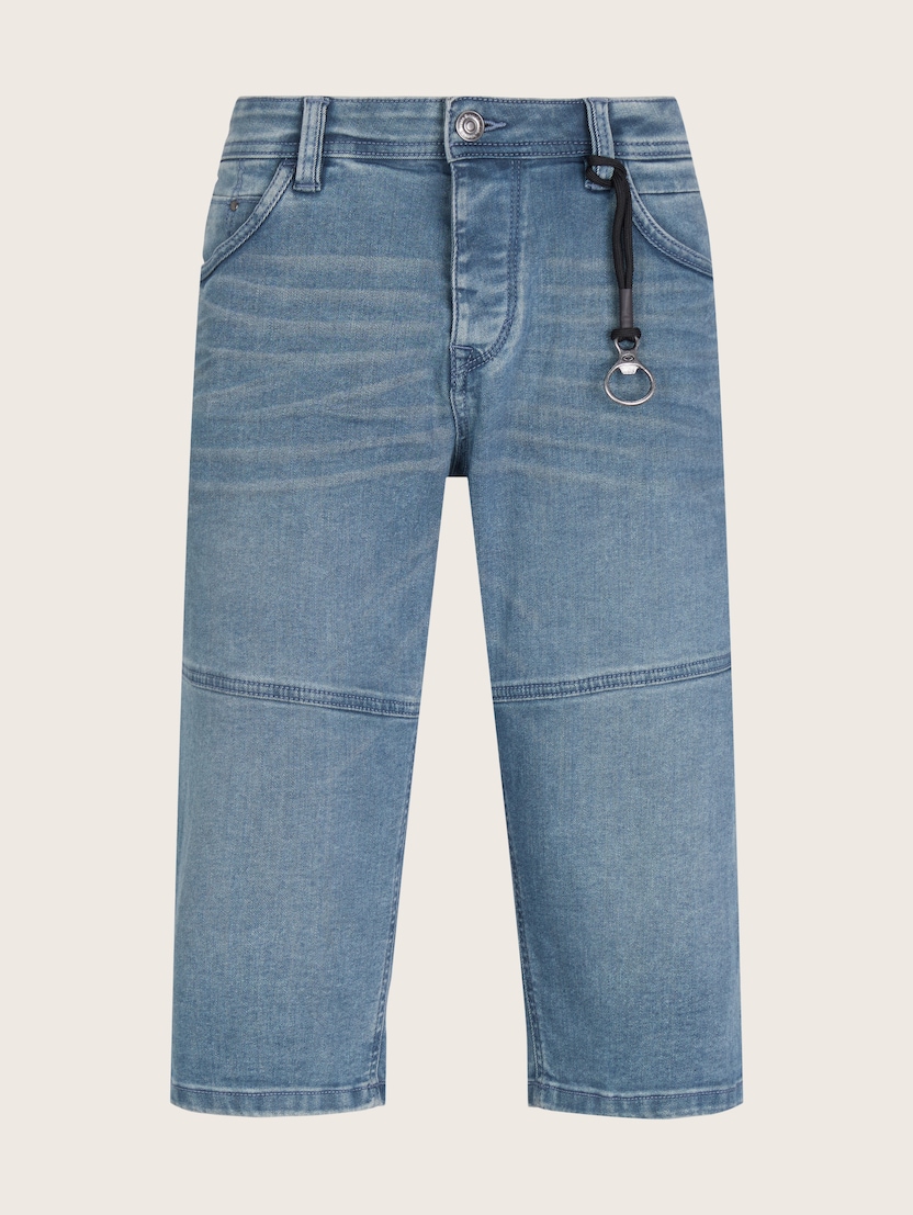 Kratke rastezljive traper hlače Morris - Plava_4739840