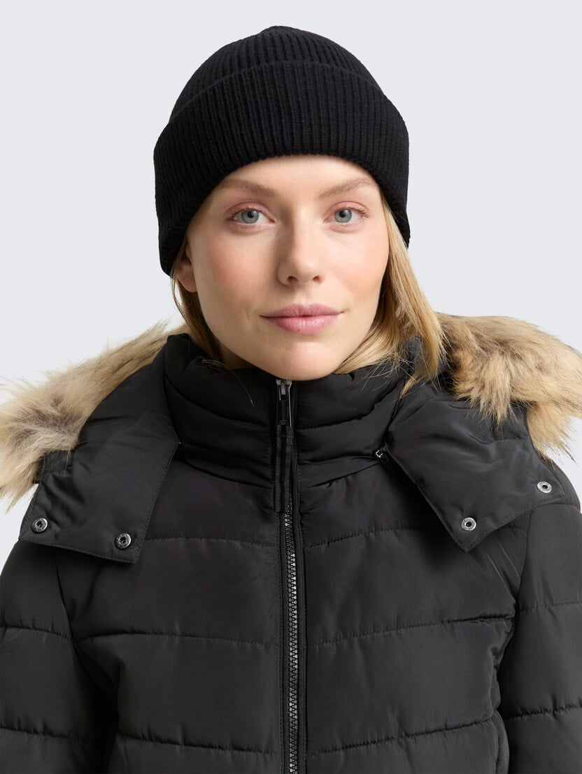  Rebrasta kapa - Črna-1048059-14482