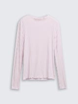 Majica rebraste strukture - Ljubičasta_9364543