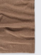 Šal od mešavine pamuka i kašmira - Smeđa_9892535