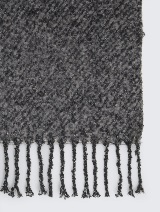 Eşarfă cu lurex - Negru_233273