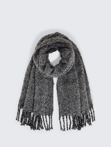 Eşarfă cu lurex - Negru_233273