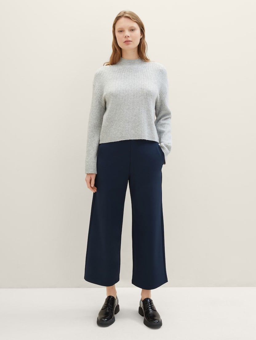 Pantaloni culotte - Albastru_9956770