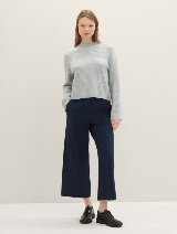Široke culotte hlače - Modra_9956770