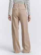 Široke hlače Lea - Bež_608007