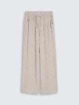 Pantaloni cu crac larg - Gri_2888656