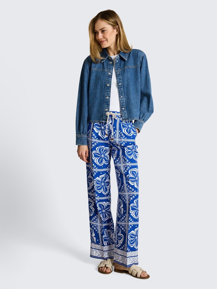  Pantaloni cu croială largă - Model/Mai multe culori-1049994-40261-16