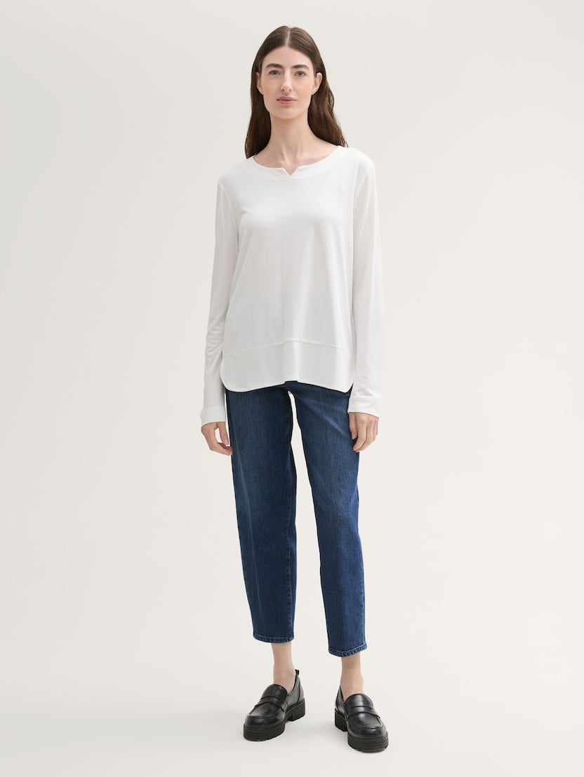  Široke kavbojke Barrel - Modra-1043432-10282