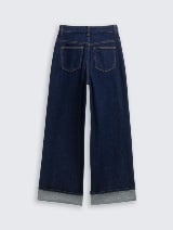 Farmerke sa širokim nogavicama - Plava_4037866