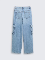 Traperice sa širokim nogavicama - Plava_7790657