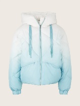 Moderna kratka puffer  jakna - Plava_5933289