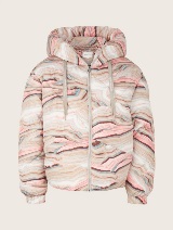 Moderna kratka puffer  jakna - Uzorak/višebojna_6707771