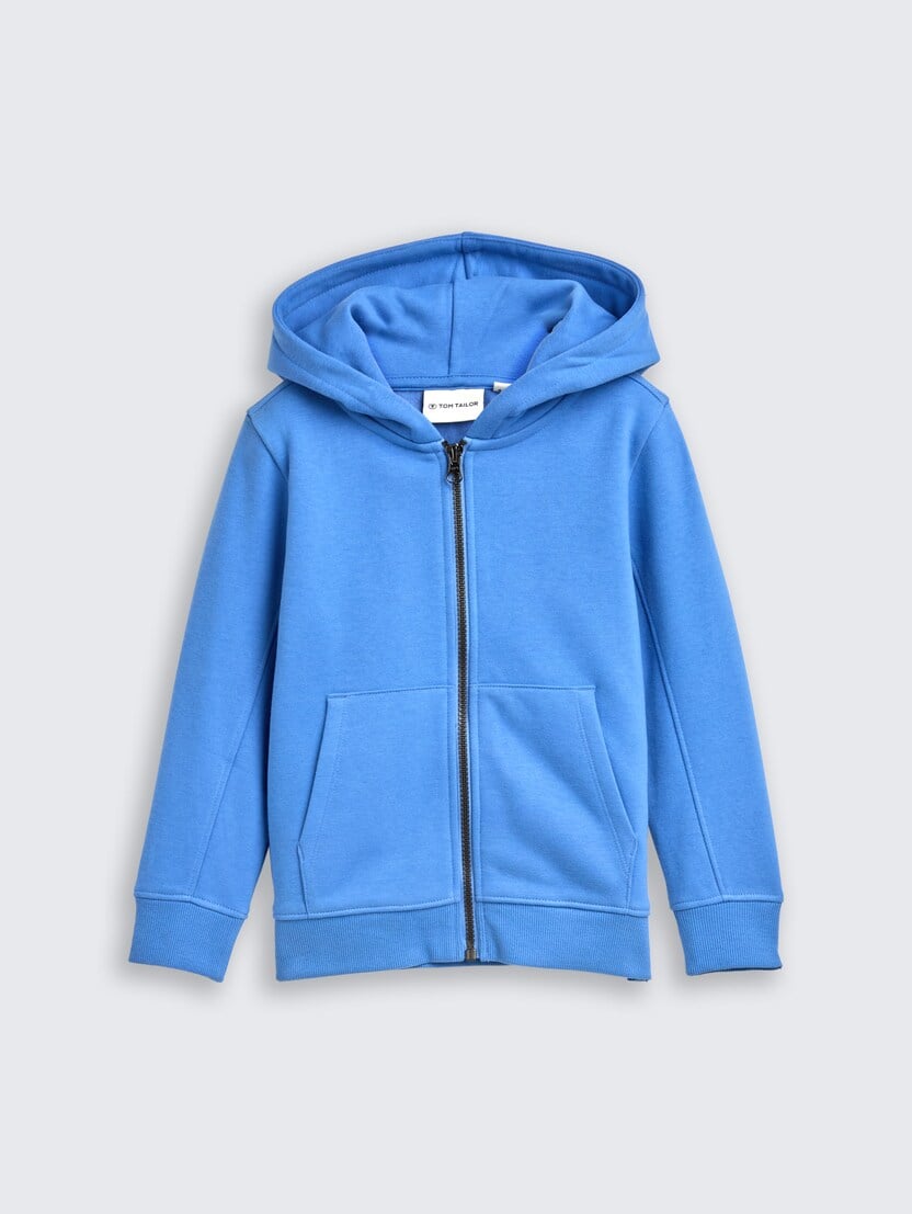 Dukserica sa kapuljačom sa printom - Plava_3900252