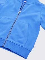 Gornji dio trenirke s kapuljačom i uzorkom - Plava_3900252