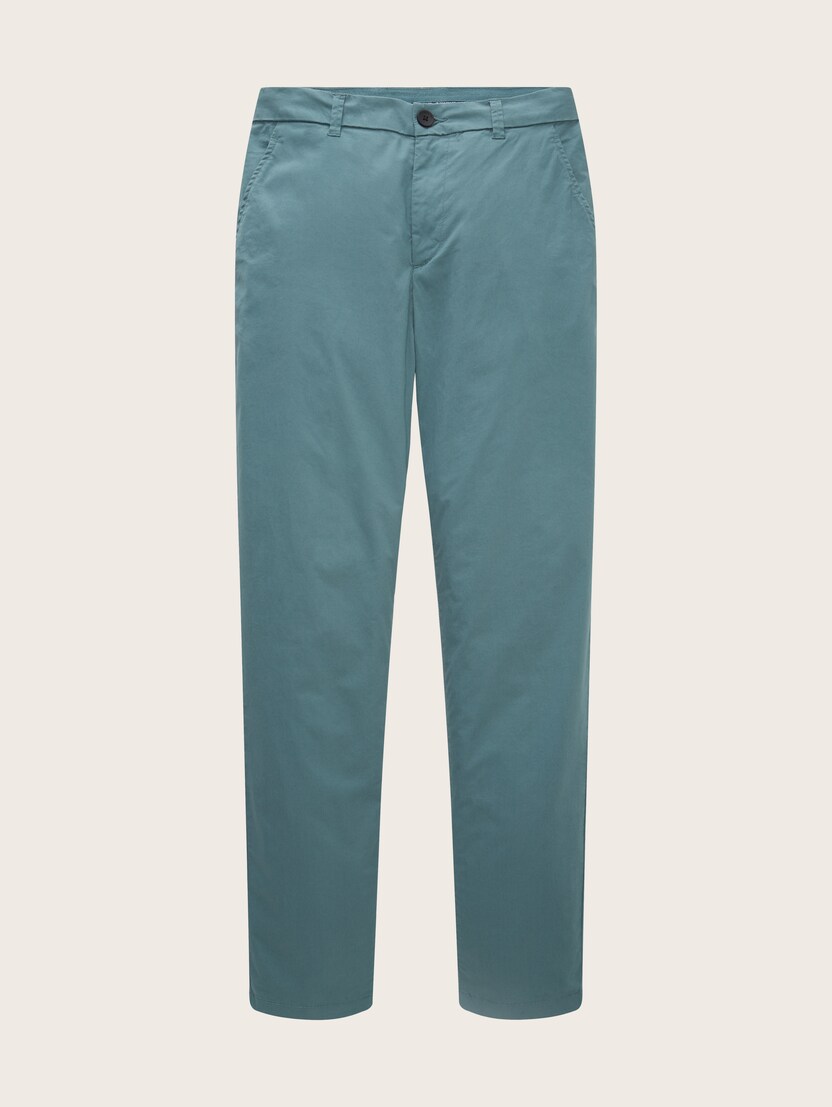 Sproščene chino hlače z zoženimi hlačnicami - Zelena_8520780