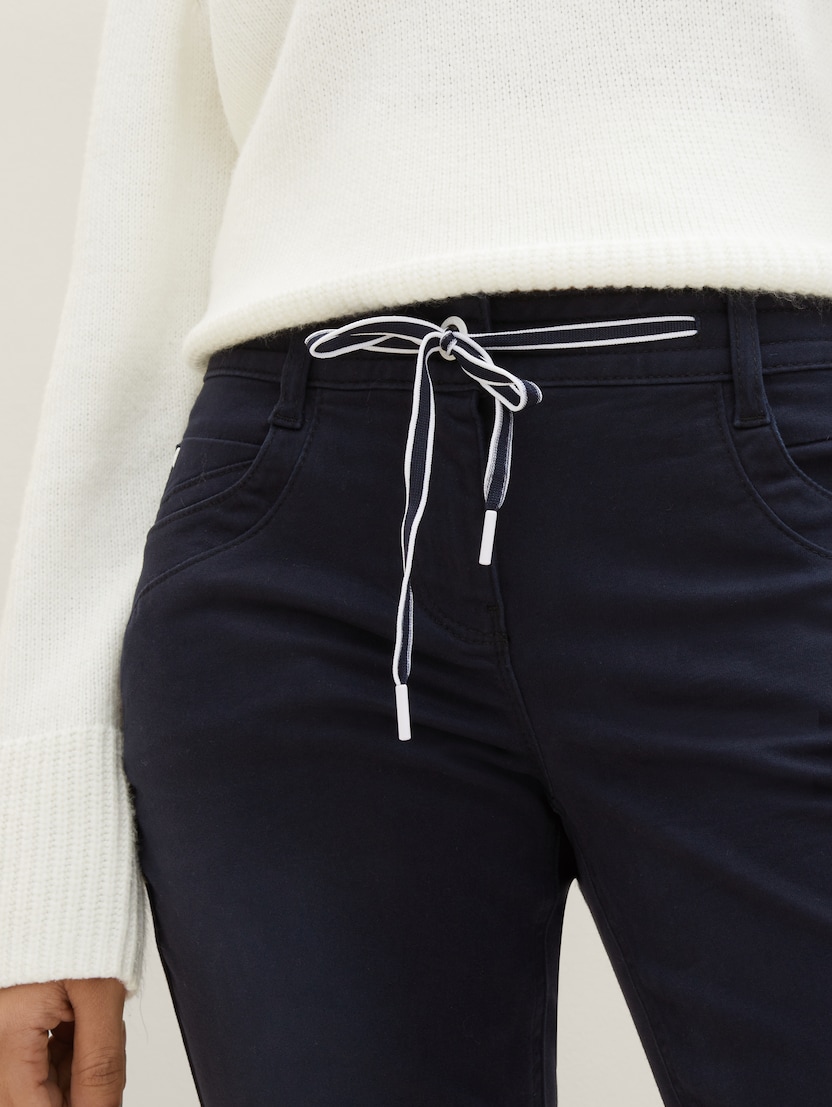 Pantaloni relaxed tapered | Albastru | Tom Tailor