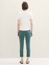 Sproščene tapered hlače - Zelena_6281269