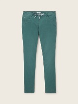 Sproščene tapered hlače - Zelena_6281269