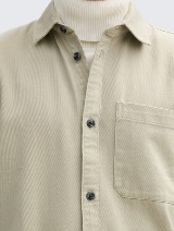 Cămaşă din twill - Bej_1871318