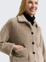 Cămaşă-jachetă - Bej_2893178