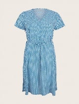 Šarena haljina srednje duljine s printom s remenom - Uzorak/višebojna_9263227
