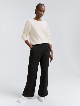 Strukirani pleteni džemper - Bela_916258