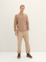 Pulover din tricot structurat - Maro_7247973