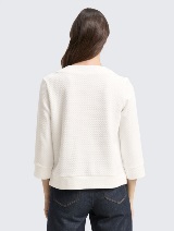 Strukturirana dukserica - Bela_3271988