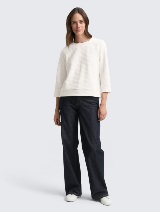 Strukturirana dukserica - Bela_3271988