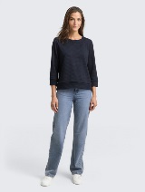 Bluză structurată - Albastru_2171256